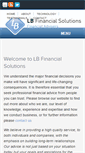 Mobile Screenshot of lbfinancialsolutions.com