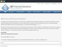 Tablet Screenshot of lbfinancialsolutions.com